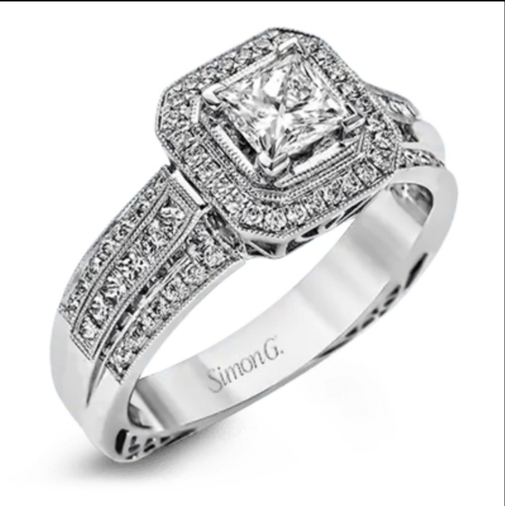 Simon G Diamond 18k Ring Size 5